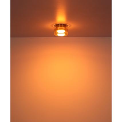 Globo - LED Stropné svietidlo 1xGX53/6W/230V pr. 13 cm dymová/hnedá
