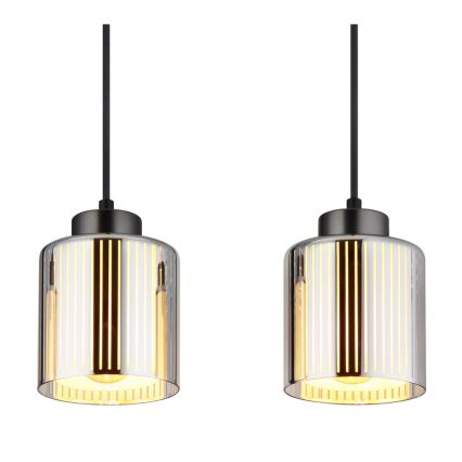 Globo - Luster na lanku 4xE27/60W/230V lesklý chróm