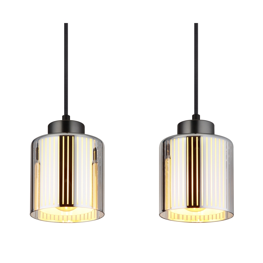 Globo - Luster na lanku 4xE27/60W/230V lesklý chróm