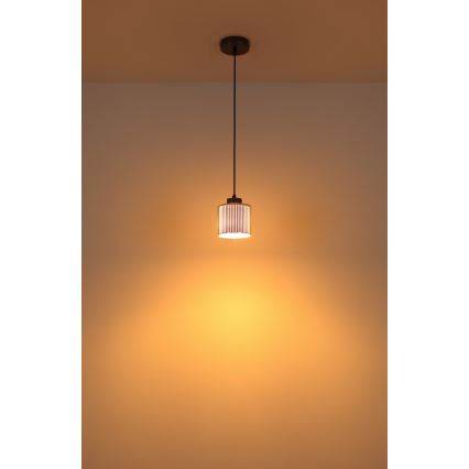 Globo - Luster na lanku 1xE27/60W/230V lesklý chróm pr. 14 cm