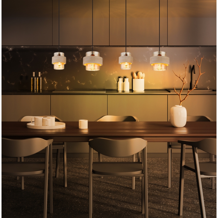 Globo - Závesný luster na lanku 4xE27/40W/230V