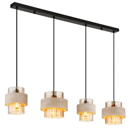Globo - Závesný luster na lanku 4xE27/40W/230V