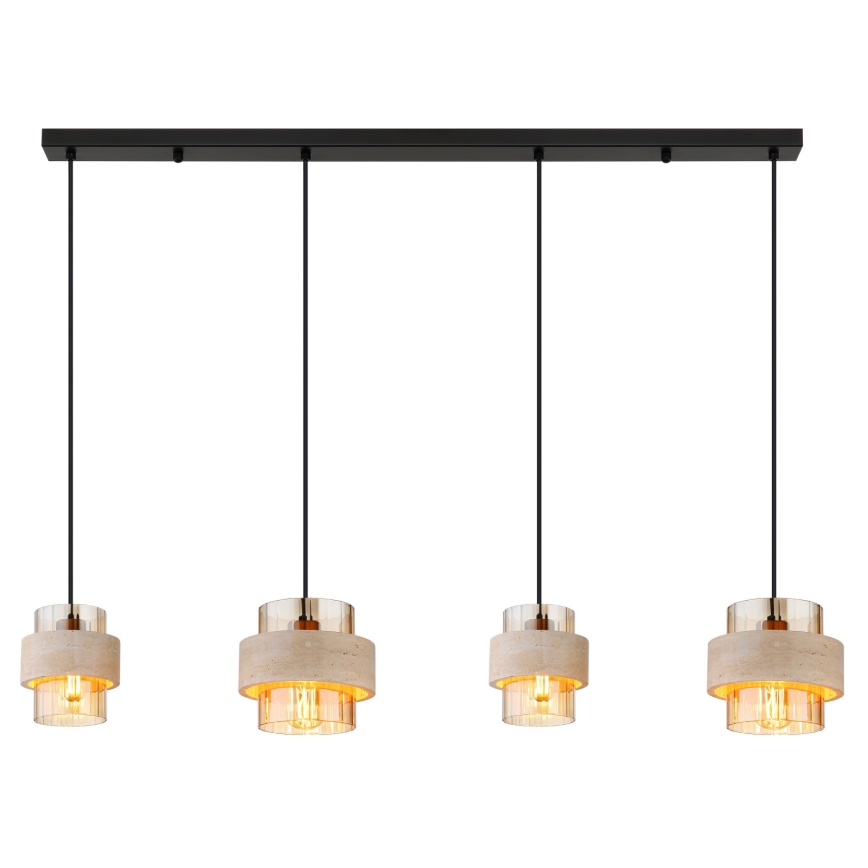 Globo - Závesný luster na lanku 4xE27/40W/230V