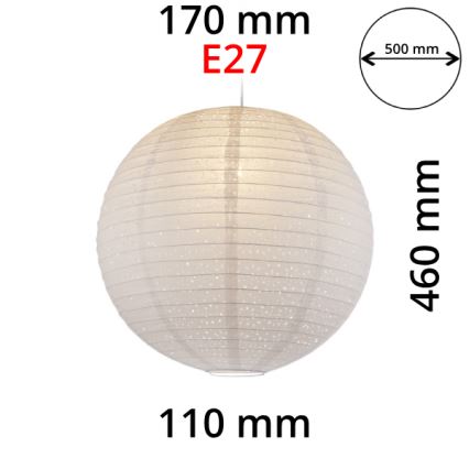 GLOBO 16911 - Luster na lanku VARYS 1xE27/60W/230V
