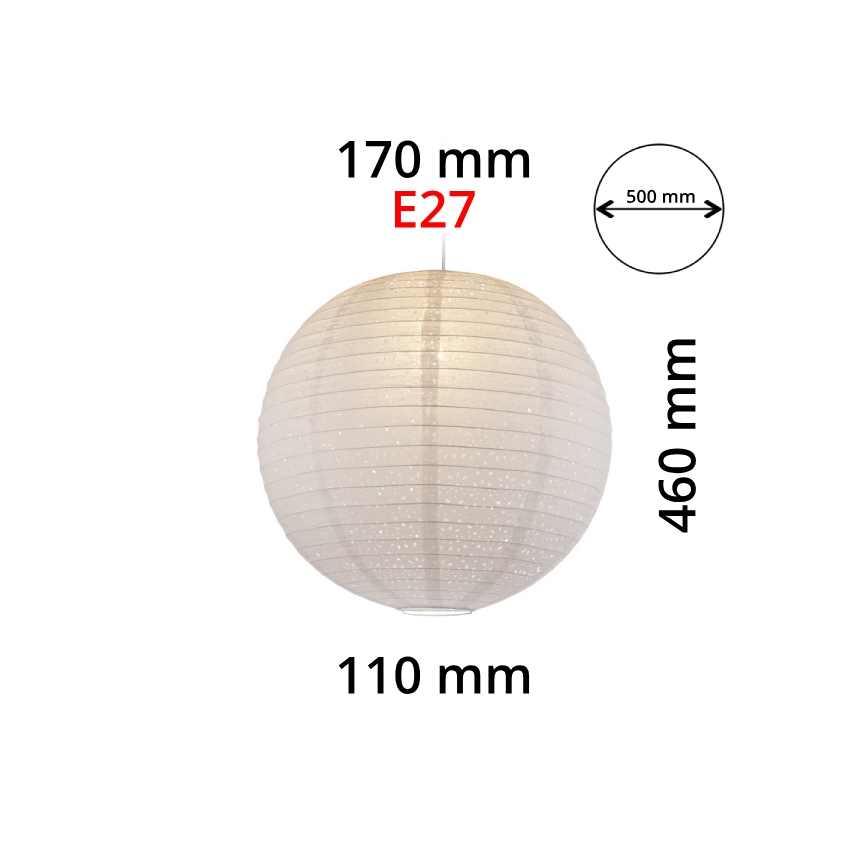 GLOBO 16911 - Luster na lanku VARYS 1xE27/60W/230V
