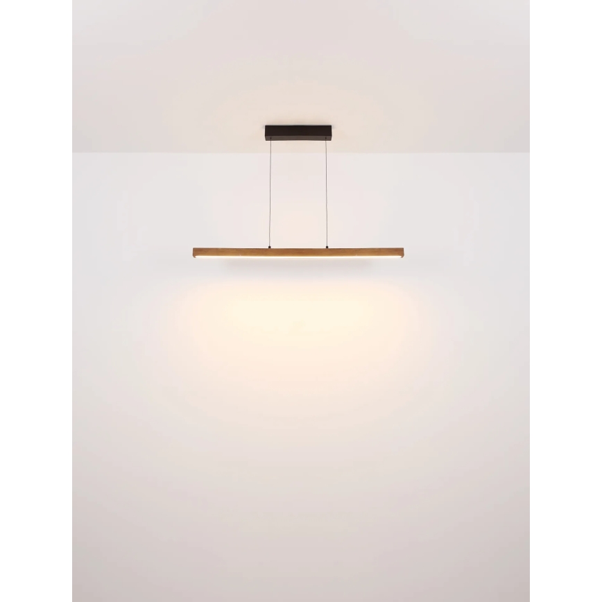 Globo - LED dotykový stlmiteľný luster na lanku LED/24W/230V + LED/3W 3000K hnedá