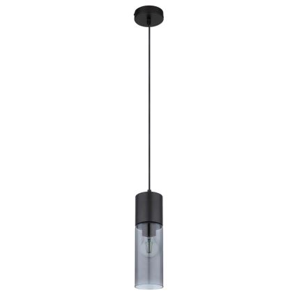 Globo - Luster na lanku 1xE27/25W/230V pr. 10,5 cm čierna