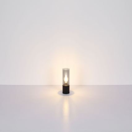 Globo - Dotyková stolná lampa 1xE27/25W/230V pr. 9 cm čierna