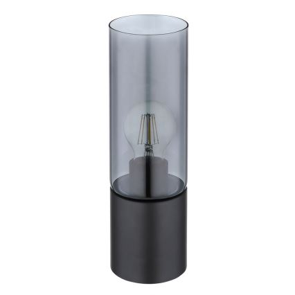 Globo - Dotyková stolná lampa 1xE27/25W/230V pr. 9 cm čierna