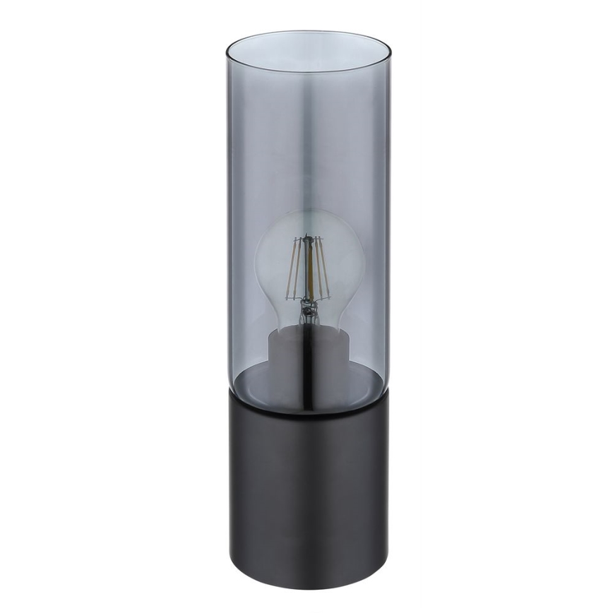 Globo - Dotyková stolná lampa 1xE27/25W/230V pr. 9 cm čierna