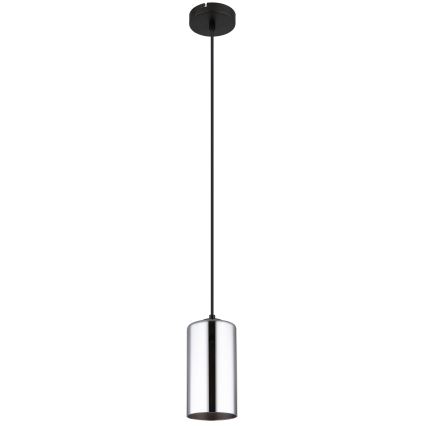 Globo - Luster na lanku 1xE27/25W/230V pr. 11 cm čierna