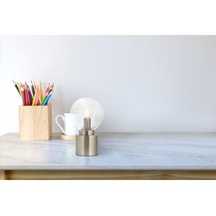 Globo - Stolná lampa 1xE14/25W/230V lesklý chróm
