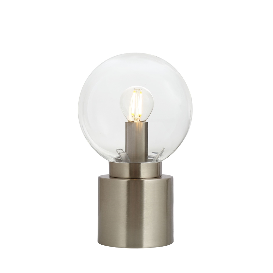 Globo - Stolná lampa 1xE14/25W/230V lesklý chróm