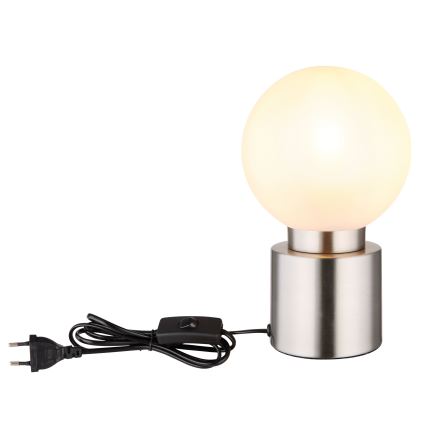 Globo - Stolná lampa 1xE14/25W/230V lesklý chróm