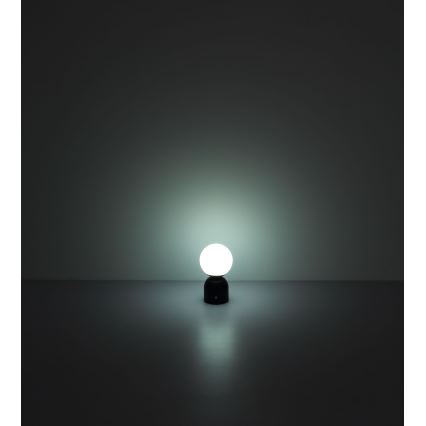 Globo - LED Stmievateľná dotyková stolná lampa LED/2,5W/3,7V 2700/4000/65000K 1800 mAh USB čierna