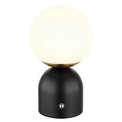 Globo - LED Stmievateľná dotyková stolná lampa LED/2,5W/3,7V 2700/4000/65000K 1800 mAh USB čierna