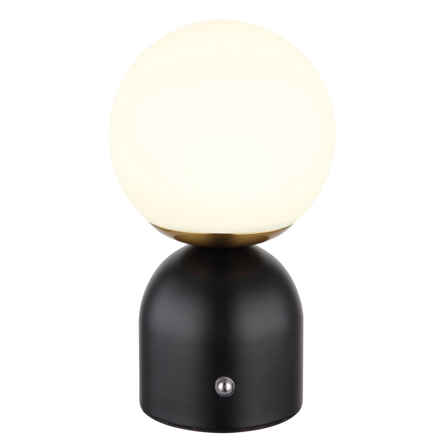 Globo - LED Stmievateľná dotyková stolná lampa LED/2,5W/3,7V 2700/4000/65000K 1800 mAh USB čierna
