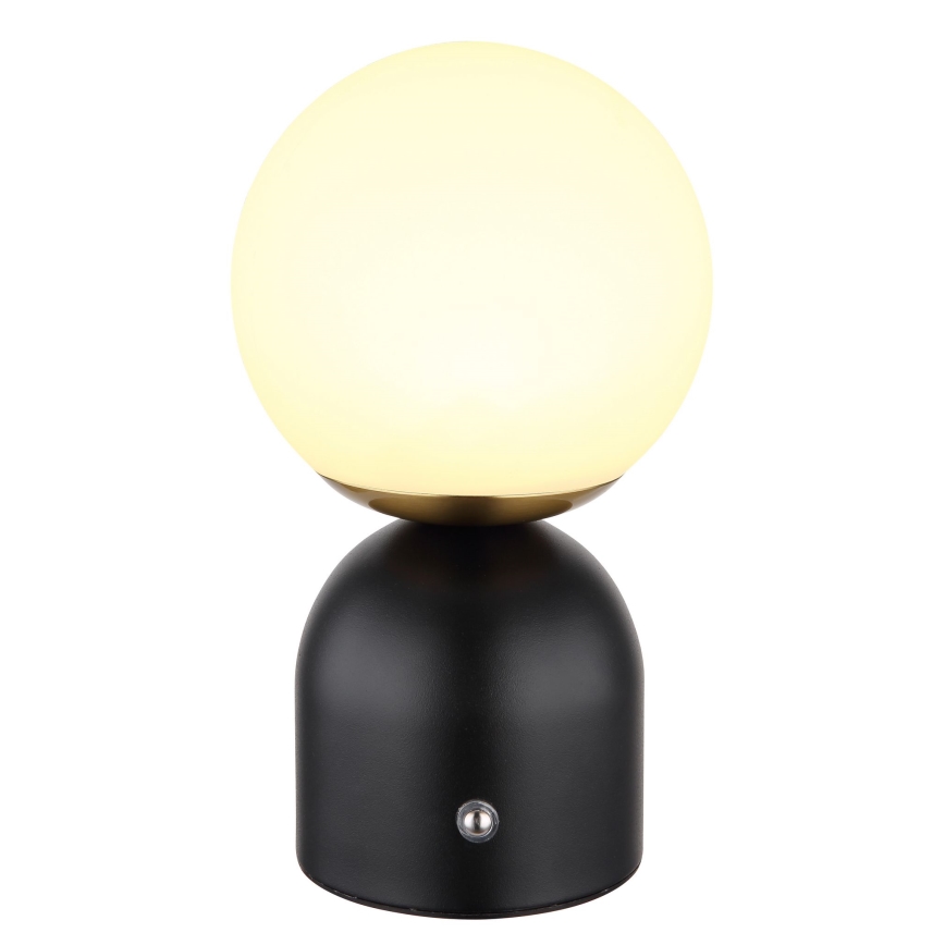 Globo - LED Stmievateľná dotyková stolná lampa LED/2,5W/3,7V 2700/4000/65000K 1800 mAh USB čierna
