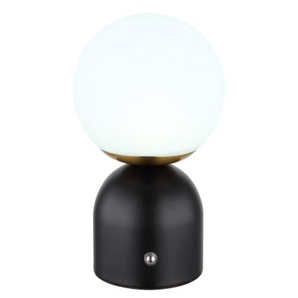 Globo - LED Stmievateľná dotyková stolná lampa LED/2,5W/3,7V 2700/4000/65000K 1800 mAh USB čierna