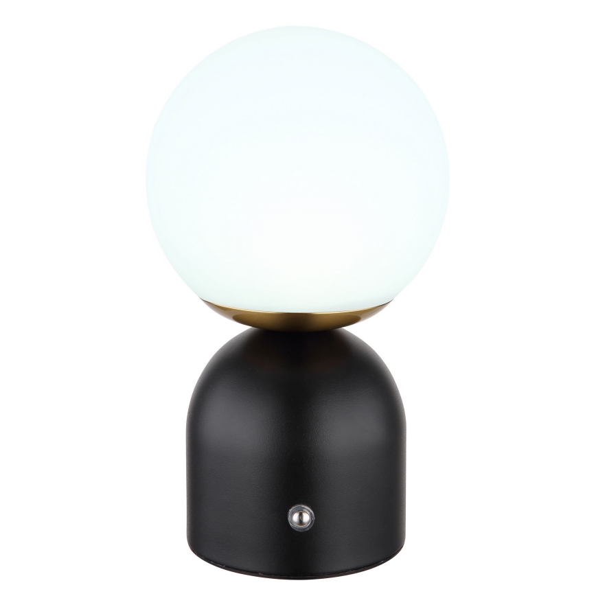 Globo - LED Stmievateľná dotyková stolná lampa LED/2,5W/3,7V 2700/4000/65000K 1800 mAh USB čierna