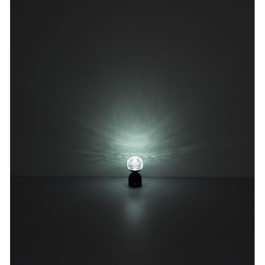 Globo - LED Stmievateľná dotyková stolná lampa LED/2,5W/3,7V 2700/4000/6500K 1800 mAh USB čierna