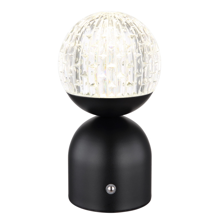Globo - LED Stmievateľná dotyková stolná lampa LED/2,5W/3,7V 2700/4000/6500K 1800 mAh USB čierna