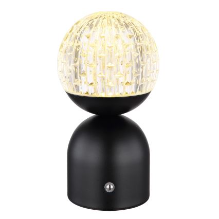 Globo - LED Stmievateľná dotyková stolná lampa LED/2,5W/3,7V 2700/4000/6500K 1800 mAh USB čierna