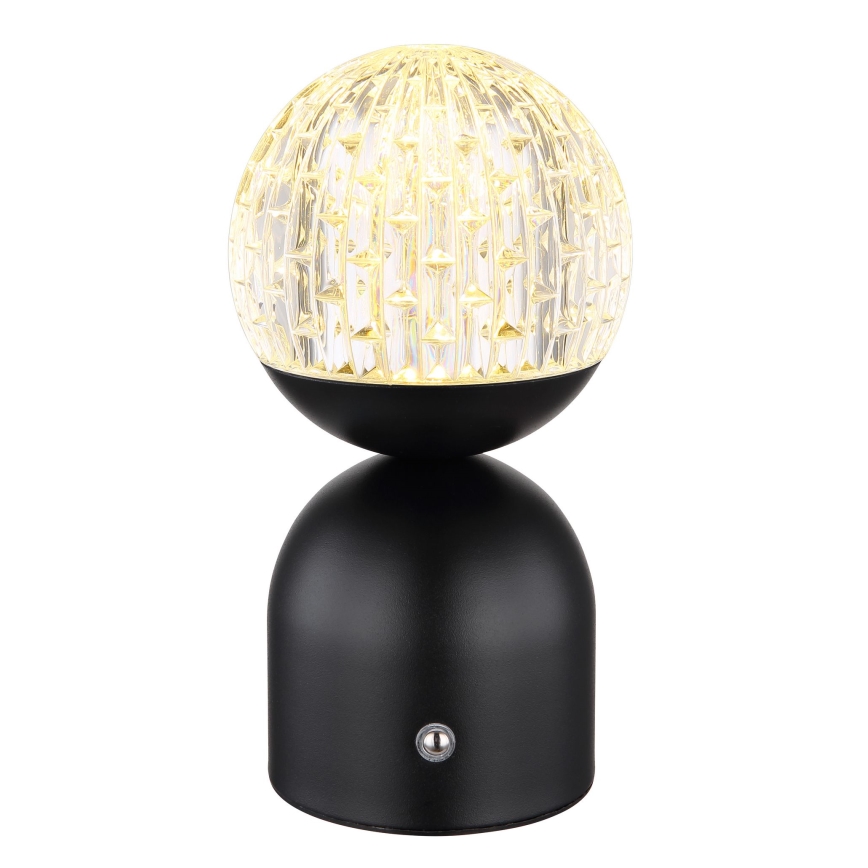 Globo - LED Stmievateľná dotyková stolná lampa LED/2,5W/3,7V 2700/4000/6500K 1800 mAh USB čierna