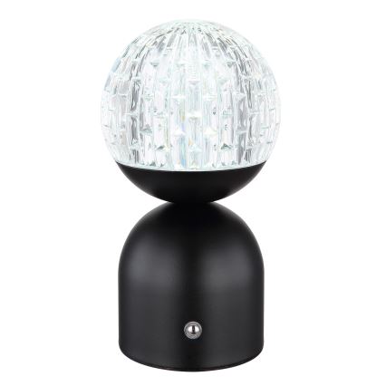 Globo - LED Stmievateľná dotyková stolná lampa LED/2,5W/3,7V 2700/4000/6500K 1800 mAh USB čierna