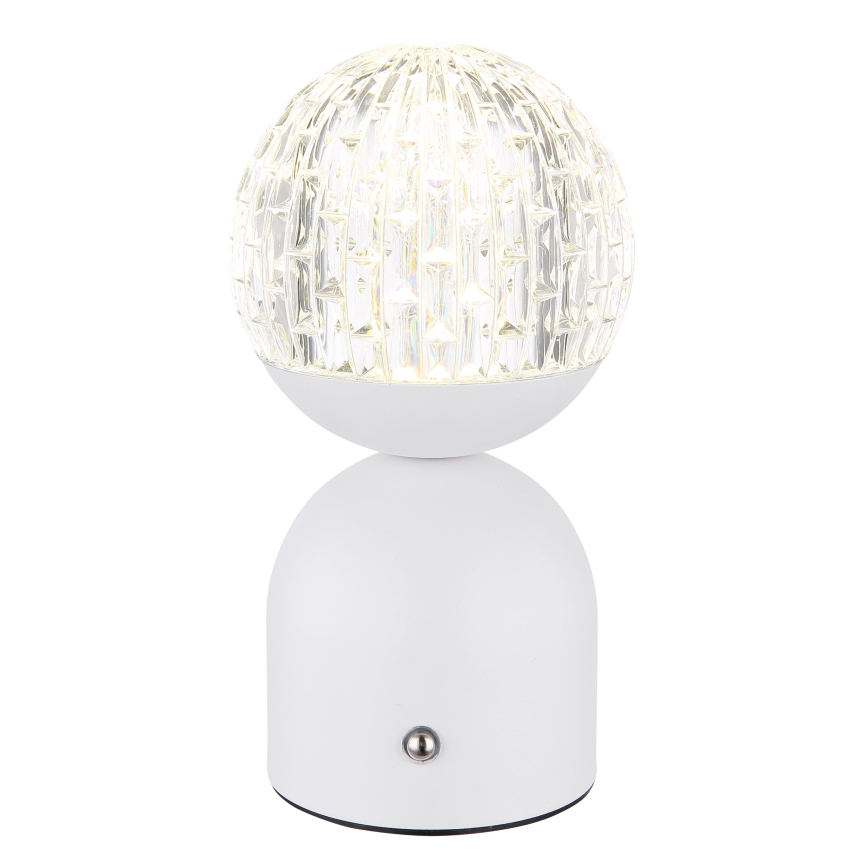 Globo - LED Stmievateľná dotyková stolná lampa LED/2,5W/3,7V 2700/4000/65000K 1800 mAh USB biela