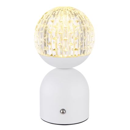 Globo - LED Stmievateľná dotyková stolná lampa LED/2,5W/3,7V 2700/4000/65000K 1800 mAh USB biela