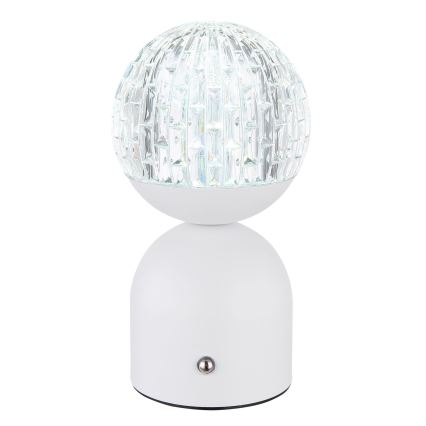 Globo - LED Stmievateľná dotyková stolná lampa LED/2,5W/3,7V 2700/4000/65000K 1800 mAh USB biela
