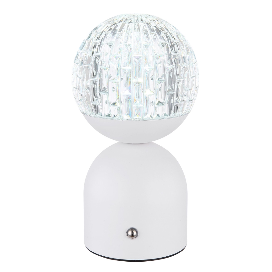 Globo - LED Stmievateľná dotyková stolná lampa LED/2,5W/3,7V 2700/4000/65000K 1800 mAh USB biela