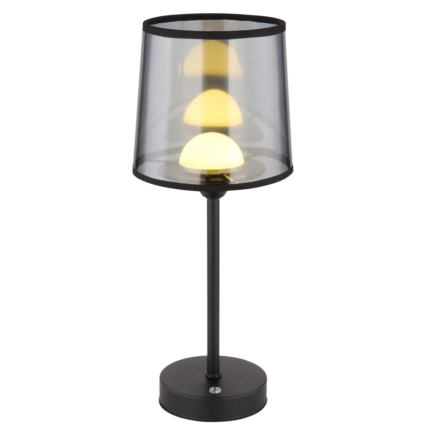 Globo - LED Stmievateľná nabíjacia dotyková stolná lampa LED/2,5W/3,7V 2700/4000/6500K 1800 mAh čierna
