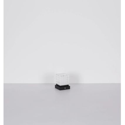 Globo - LED Stmievateľná dotyková stolná lampa LED/2,5W/3,7V 2700K/4000K/6500K 1800 mAh USB čierna