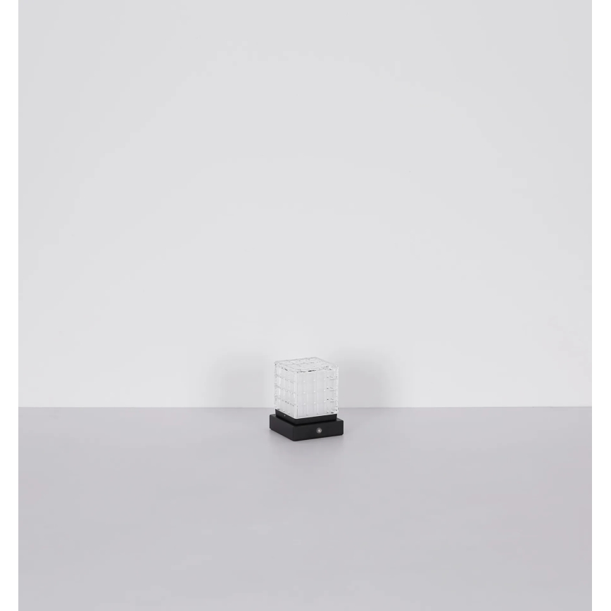 Globo - LED Stmievateľná dotyková stolná lampa LED/2,5W/3,7V 2700K/4000K/6500K 1800 mAh USB čierna