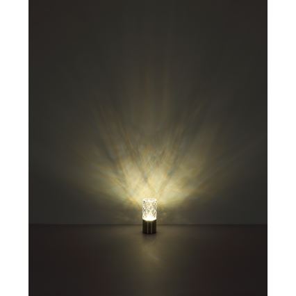 Globo - LED Stmievateľná dotyková stolná lampa LED/2,5W/3,7V 2700K/4000K/6500K 1800 mAh USB zlatá