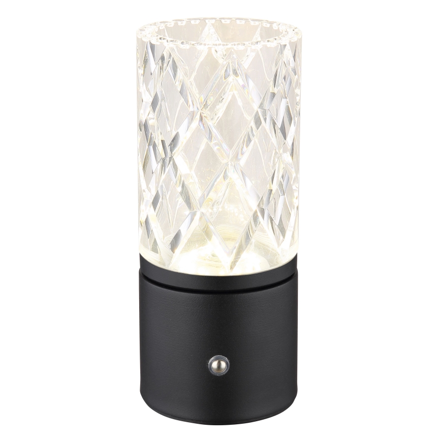 Globo - LED Stmievateľná dotyková stolná lampa LED/2,5W/3,7V 2700K/4000K/6500K 1800 mAh USB čierna