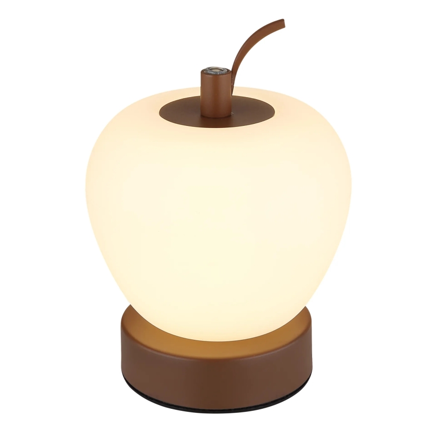 Globo - LED Stmievateľná dotyková stolná lampa LED/2W/3,7V 2700K/4000K/6500K 1200 mAh USB hnedá