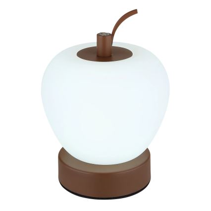 Globo - LED Stmievateľná dotyková stolná lampa LED/2W/3,7V 2700K/4000K/6500K 1200 mAh USB hnedá