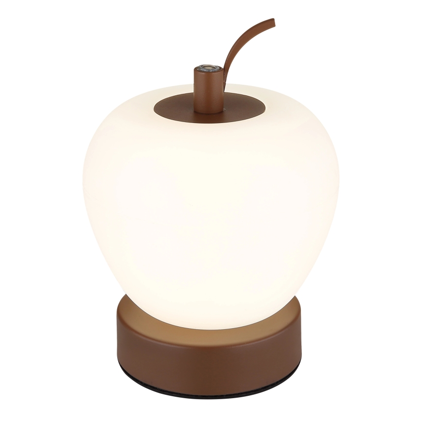 Globo - LED Stmievateľná dotyková stolná lampa LED/2W/3,7V 2700K/4000K/6500K 1200 mAh USB hnedá