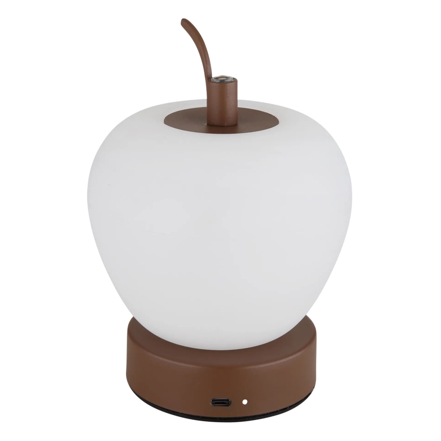 Globo - LED Stmievateľná dotyková stolná lampa LED/2W/3,7V 2700K/4000K/6500K 1200 mAh USB hnedá