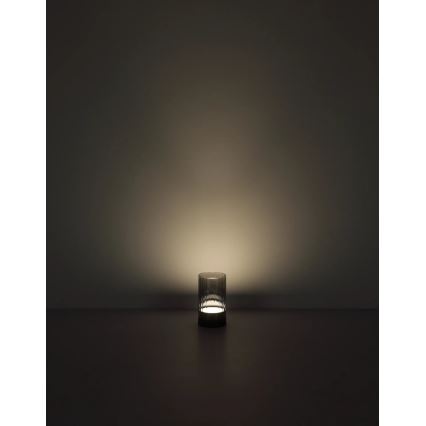 Globo - LED Vonkajšia stmievateľná nabíjacia dotyková stolná lampa LED/2W/3,7V 2700/4000/6500K 1200mAh IP44 šedá