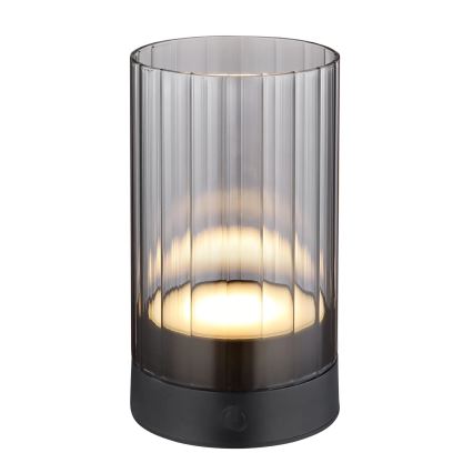 Globo - LED Vonkajšia stmievateľná nabíjacia dotyková stolná lampa LED/2W/3,7V 2700/4000/6500K 1200mAh IP44 šedá