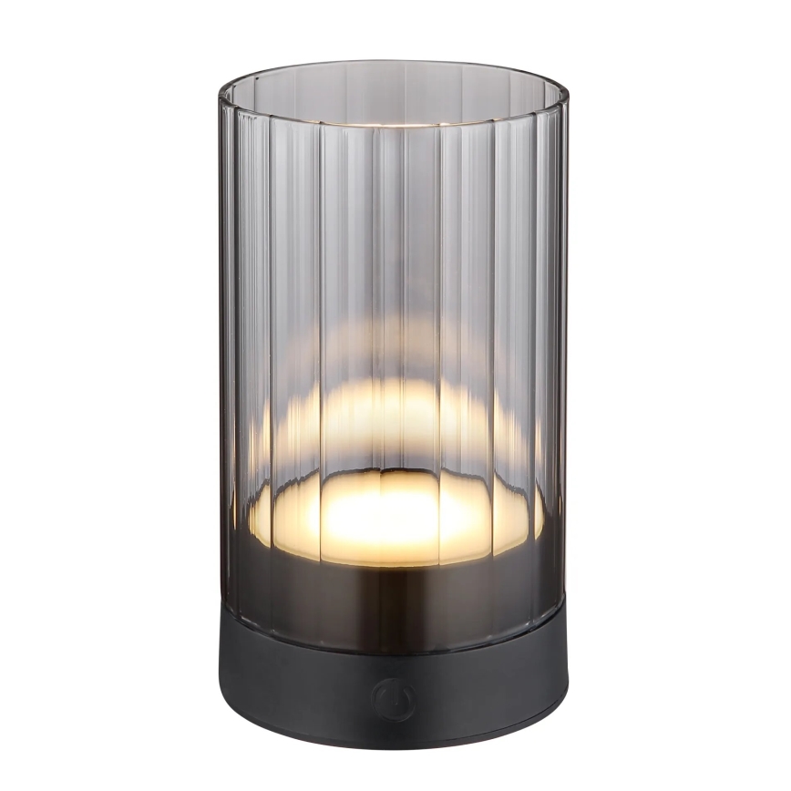 Globo - LED Vonkajšia stmievateľná nabíjacia dotyková stolná lampa LED/2W/3,7V 2700/4000/6500K 1200mAh IP44 šedá