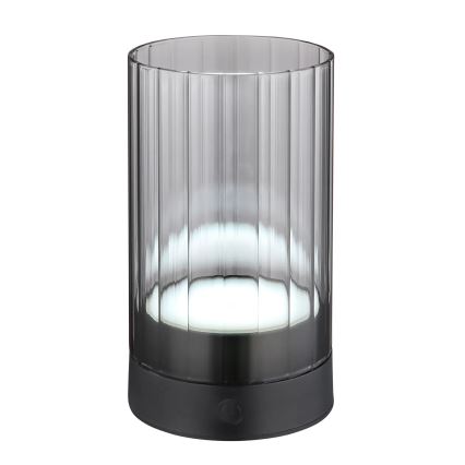 Globo - LED Vonkajšia stmievateľná nabíjacia dotyková stolná lampa LED/2W/3,7V 2700/4000/6500K 1200mAh IP44 šedá