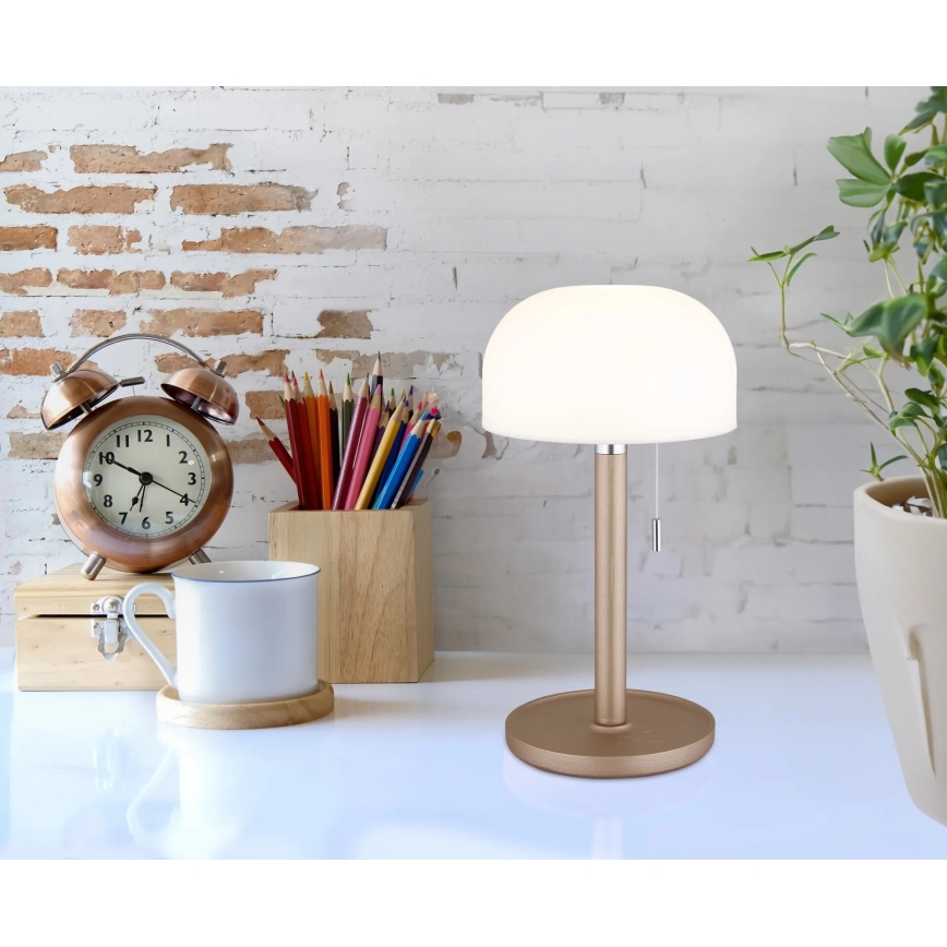 Globo - LED Nabíjacia stolná lampa LED/1,5W/3,7V 3000/4200/6000K 1800mAh hnedá