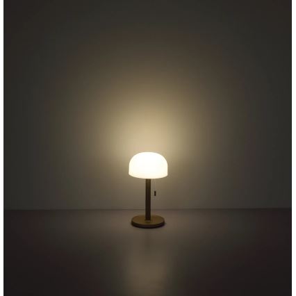 Globo - LED Nabíjacia stolná lampa LED/1,5W/3,7V 3000/4200/6000K 1800mAh hnedá