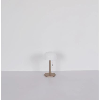 Globo - LED Nabíjacia stolná lampa LED/1,5W/3,7V 3000/4200/6000K 1800mAh hnedá