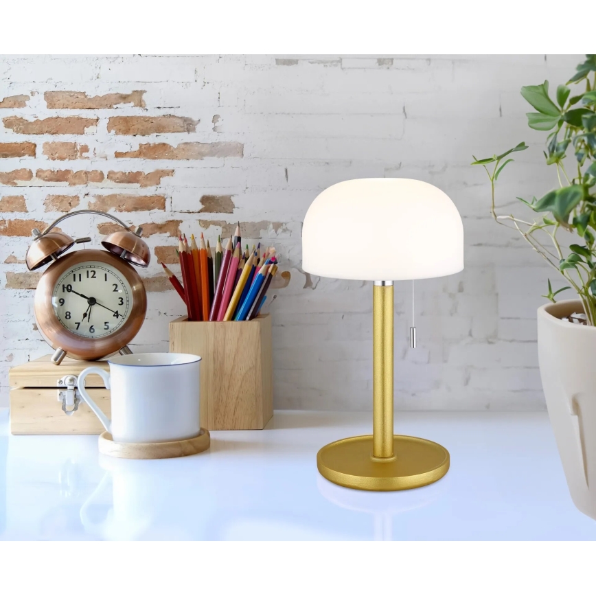 Globo - LED Nabíjacia stolná lampa LED/1,5W/3,7V 3000/4200/6000K 1800mAh mosadz
